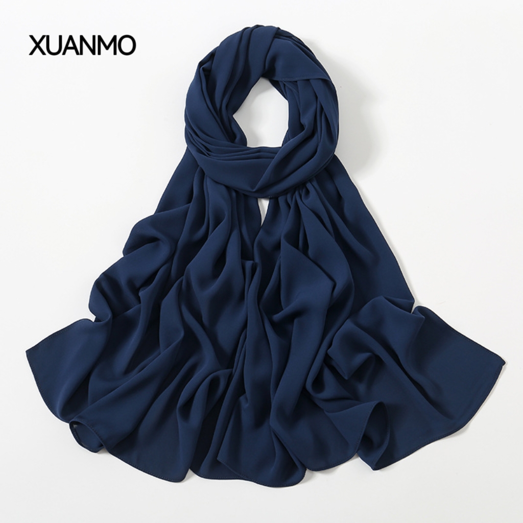K1981 High-end solid color cashmere thick scarf, all-match warm neck scarf for autumn and winter, women's commuting daily fashion accessories, in