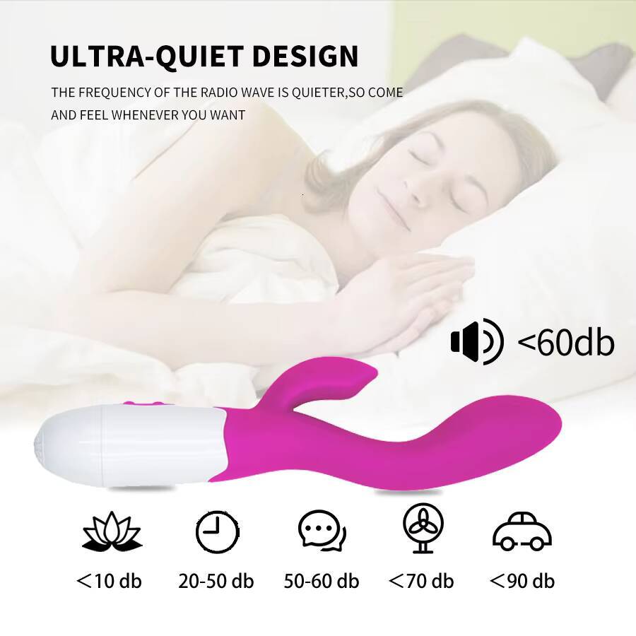 G Spot Rabbit Dildo Vibrator Orgasm Adult Toys USB Charging Powerful Masturbation Sex Toy for Women Waterproof Adult Sex Product