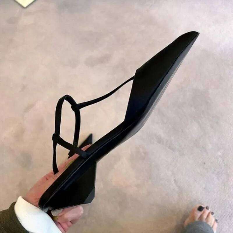 Brand Shoes for Women Sexy Pointed Toe Women's Sandals Comfortable Low Heel Trendy Sandal Simple Versatile Large Size Pumps
