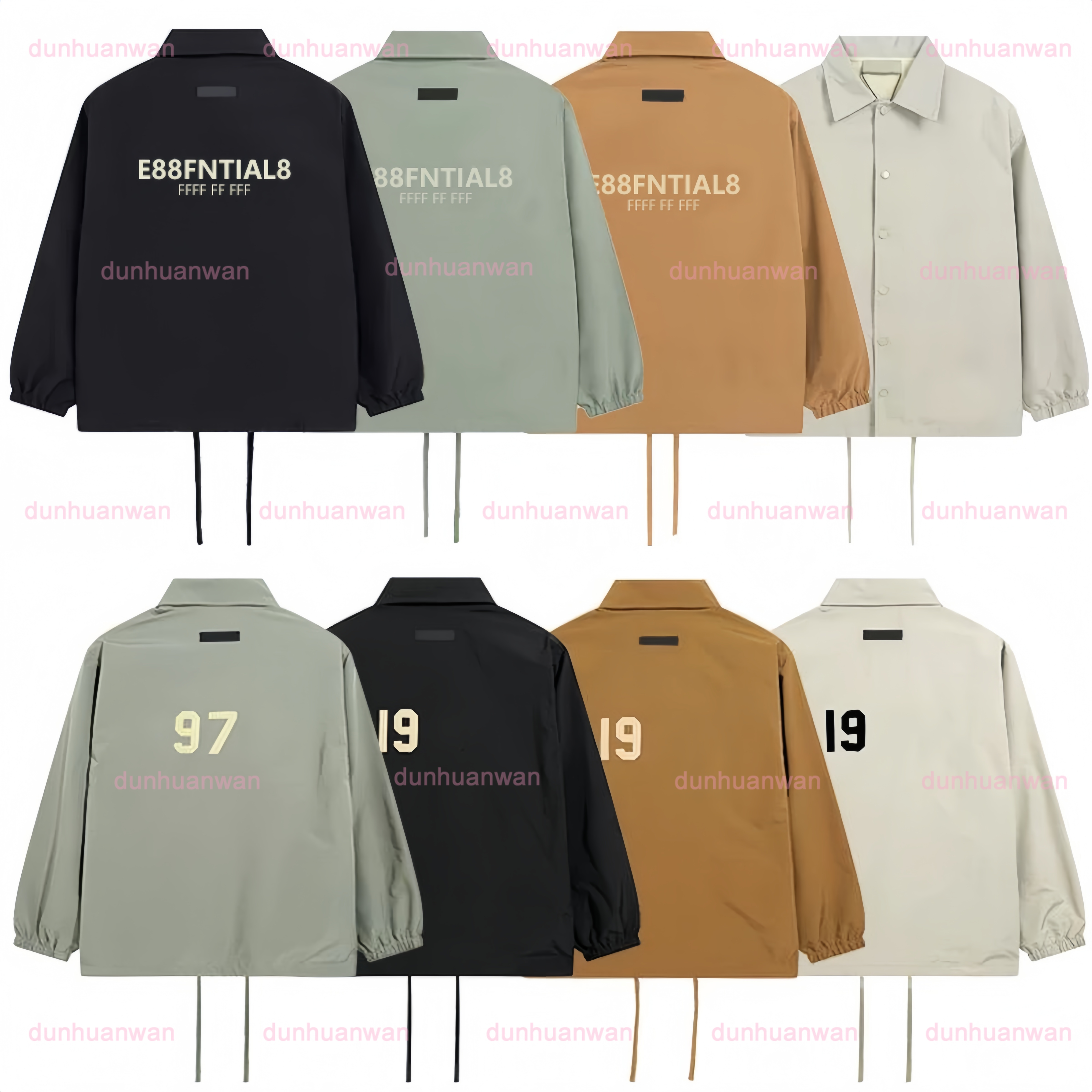 Essentials Jacket 2025 new casual jacket mens autumn winter designer men classic jacket top quality 100% cotton coat Embroidered letters work short jackets