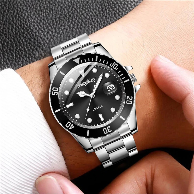 Large Dial Men Business Watches Fashion Calendar Mens Quartz Watch Reloj Hombre 250928