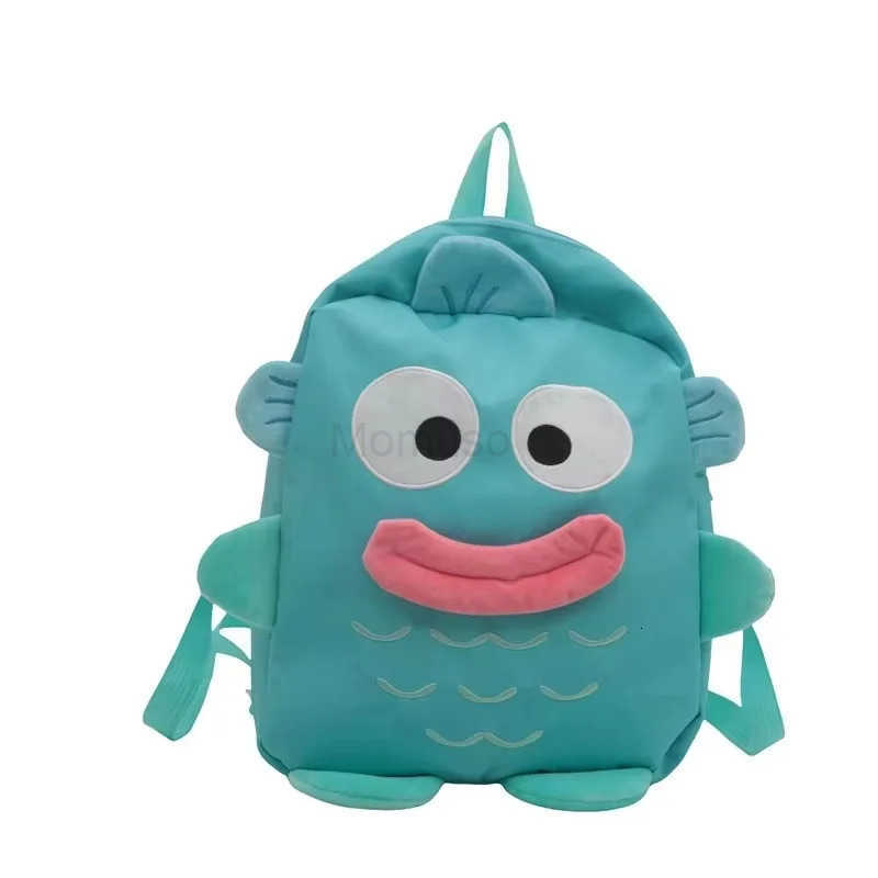 Sanrio Hangyodon Backpack Anime Cartoon Kawaii School Bag Kawaii Casual Cute Funny Outdoor Travel Shoulder Bag Birthday Gift L250930