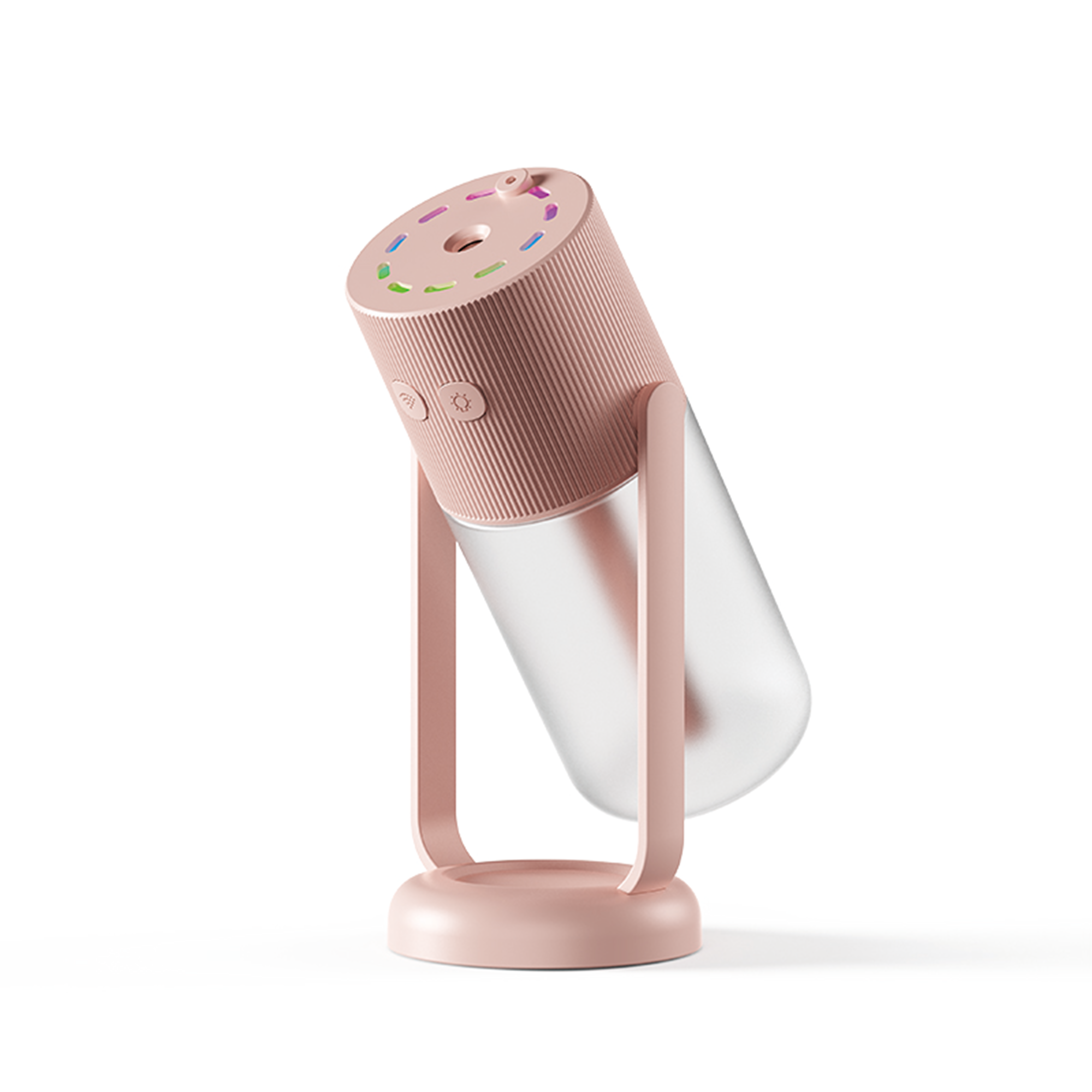 Rotation Humidifier 260ML Colorful Night Light USB Cool Mist Quiet Humidifier for Bedroom Home Car Office Portable Humidifier Angle Adjustment Easy to
