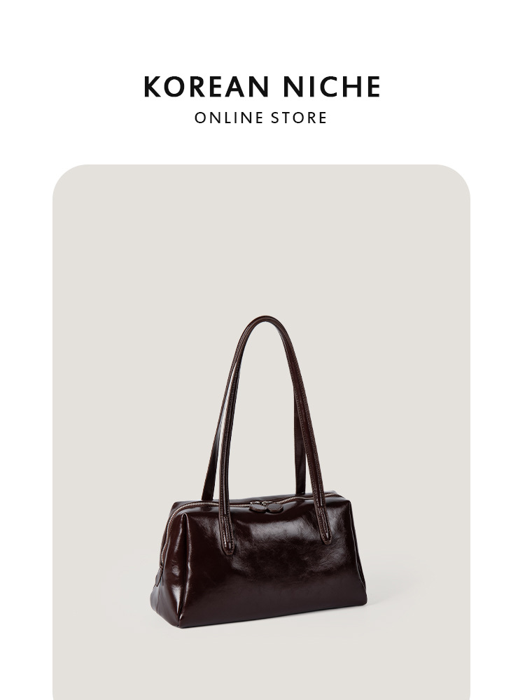 New Style Niche Design Retro Texture Underarm High-Grade Large Capacity Korean-Style Commuter Handbag And Shoulder Bag