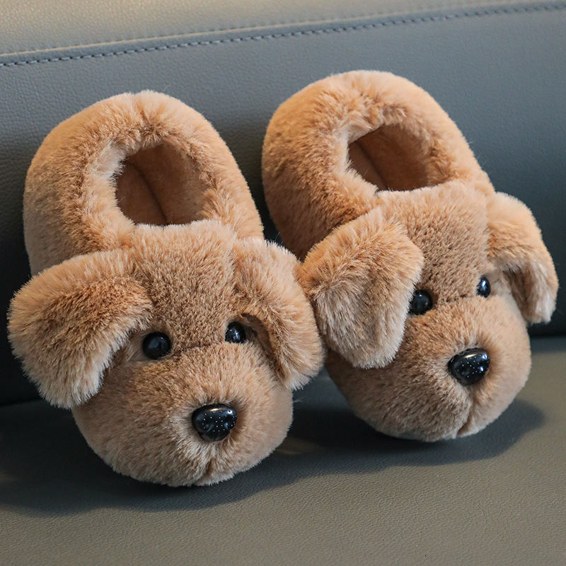 Children's Cotton Slippers Men's Indoor Slippers Trendy Fashion Designer Shoes Men's And Women's Shoes Cotton Slippers Autumn New 