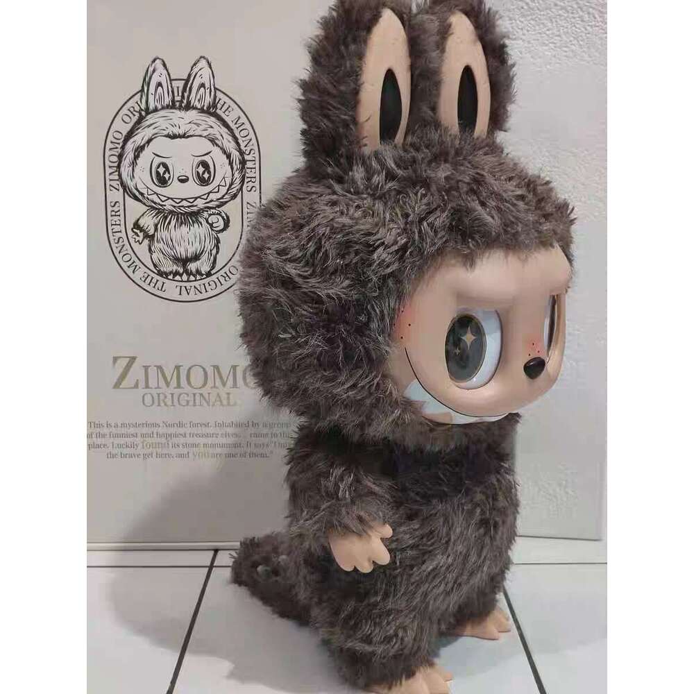 American Stock Zimomo I Found You Big 58Cm Vinyl Plush Labubu Doll Anime Collectible Model Toy Mystery
