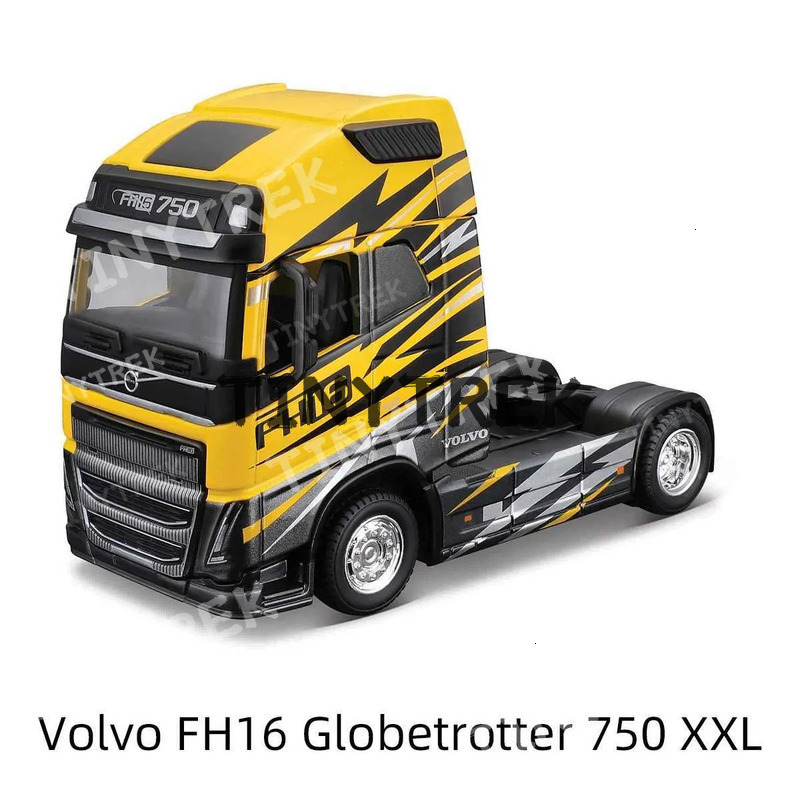 Diecast Model Cars Bburago 1 43 Voo FH16 Globetrotter 750 XXL 4X2 heavy-duty tractor truck head static die-casting collective hobby model car toy R250104
