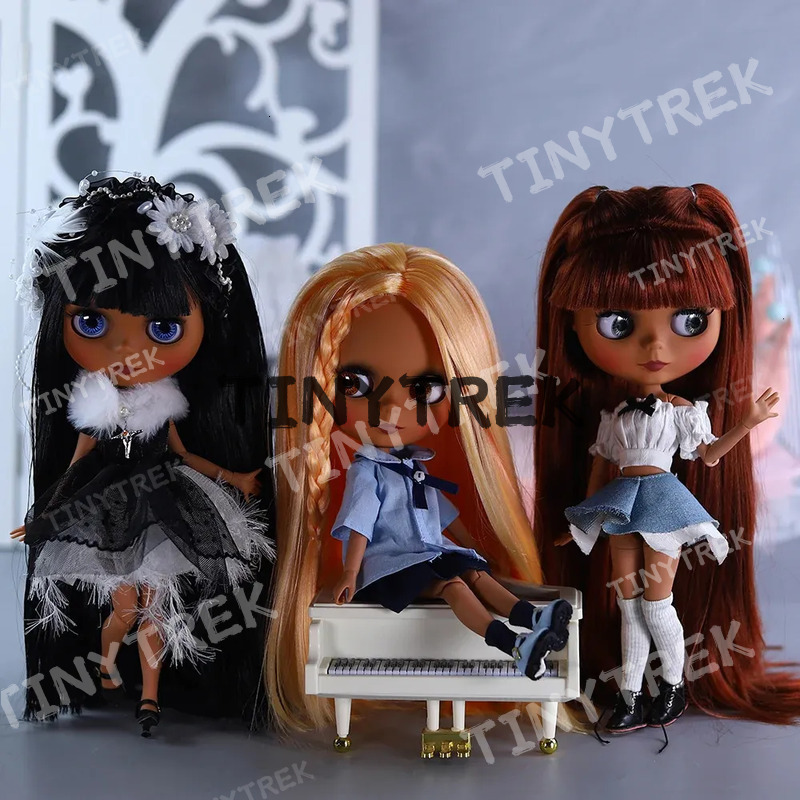 ICY DBS Blyth 16 Doll 30cm Black Skin Matte Face BJD Full Set SD 241209