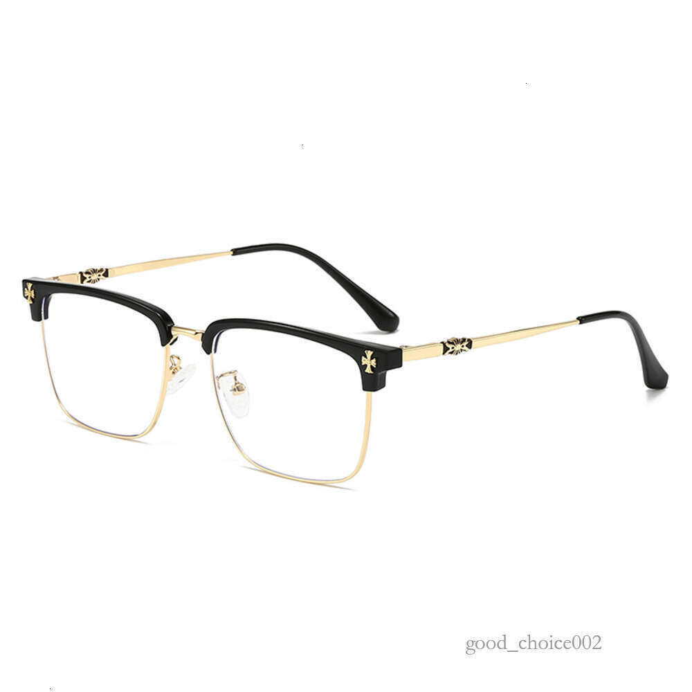 Lanjia- New KRO Fashion Korean Style Business Anti-Slip Metal Artistic Men's And Women's Blue Light Blocking Eyeglass Frame 12E80 71