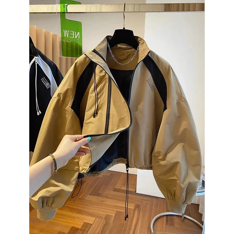 Womens Jackets 2025 Spring Autumn Temperament Korean Double Zipper Lady Trench Coat Elegant Leisure Ladies Outerwear 250929