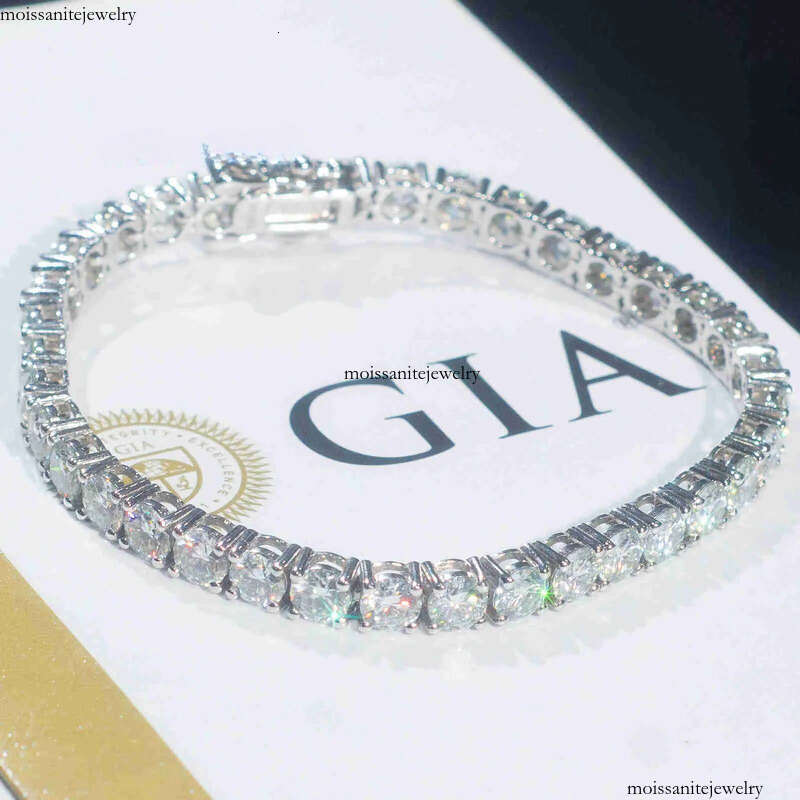 GIA IGI Certified Grown Bracelet 10K 14K Gold Adjustable Vvs Lab Created Dia Tennis Chain