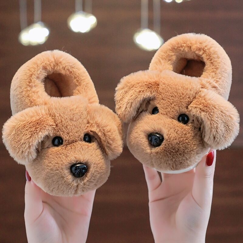 Children's Cotton Slippers Men's Indoor Slippers Trendy Fashion Designer Shoes Men's And Women's Shoes Cotton Slippers Autumn New 
