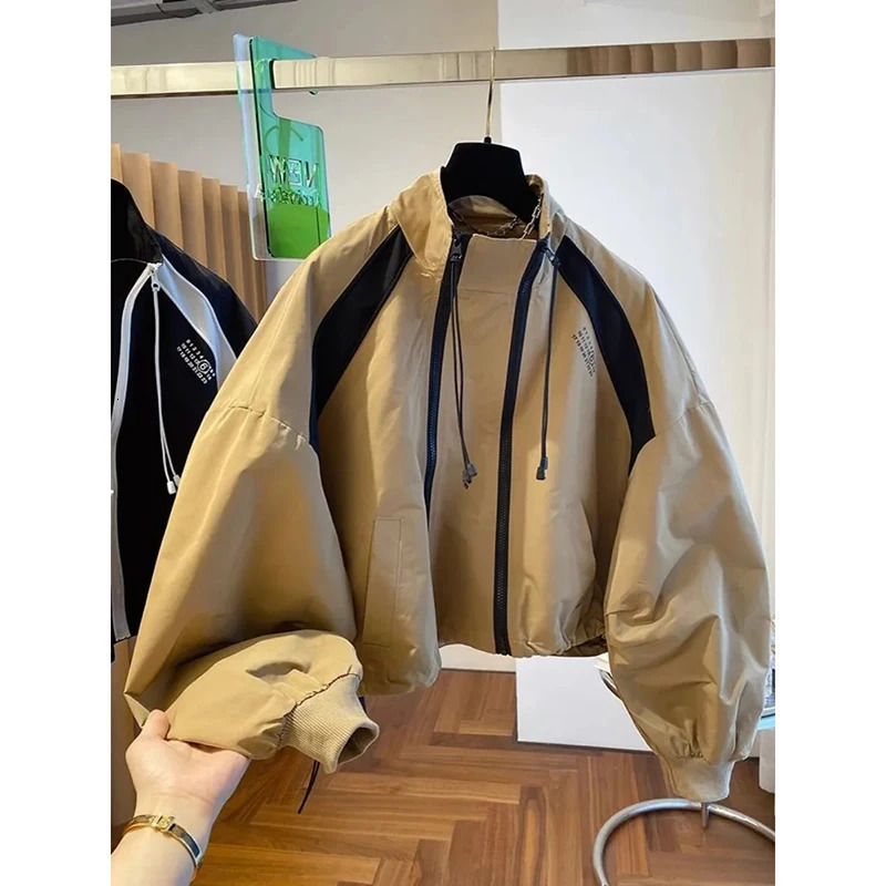 Womens Jackets 2025 Spring Autumn Temperament Korean Double Zipper Lady Trench Coat Elegant Leisure Ladies Outerwear 250929