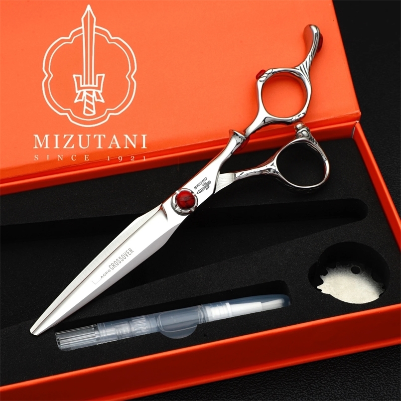 MIZUTANI professional hairdressing scissors thinning shears 6-6.5-7 inch barber scissors VG10 steel Hair cutting machine 240713