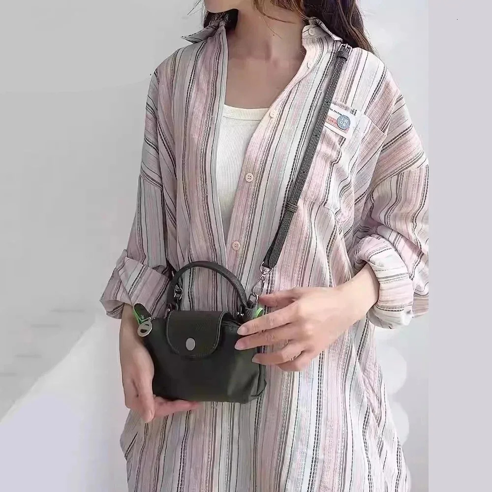 Bag Straps for Longchamp Leather Accessories DIY Mini Transformation Punch Free Shoulder Crossbody Conversion 100120cm 250922