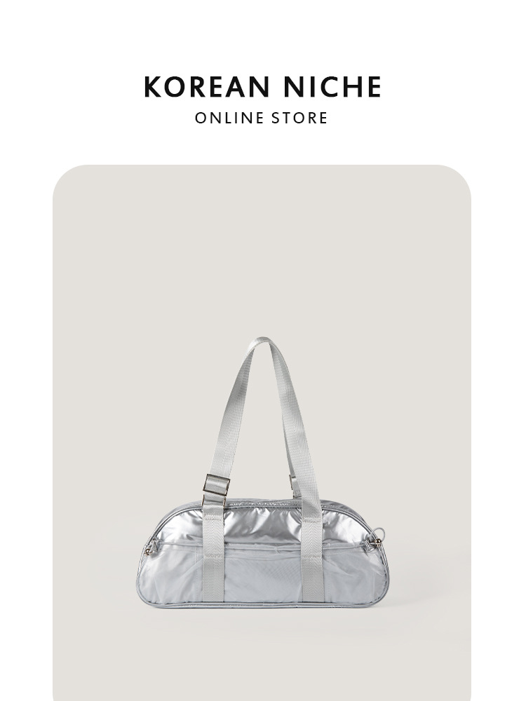 2025 Autumn New Style Versatile Texture Soft Surface Shoulder Bag Niche Design Simple Temperament Commuting Handbag