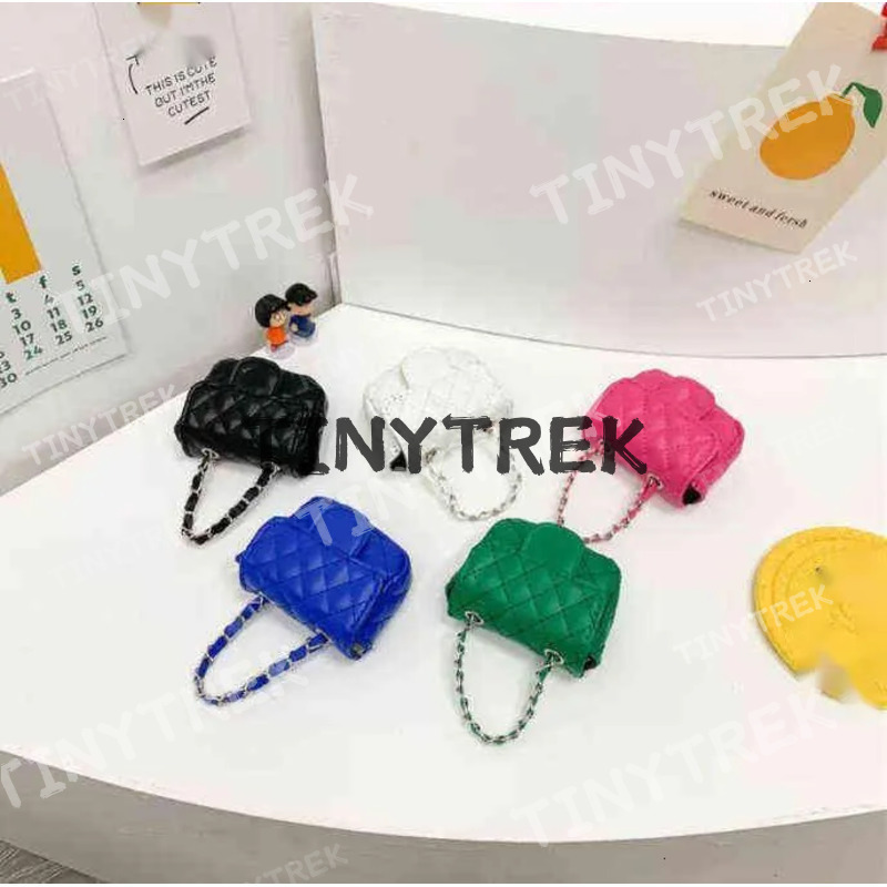 Girls Designer Baby Princess Purse Metal Letter Handbags Kids Quilted Chain Single Shoudler Bags Children Candy Color Bag Mini Wallets