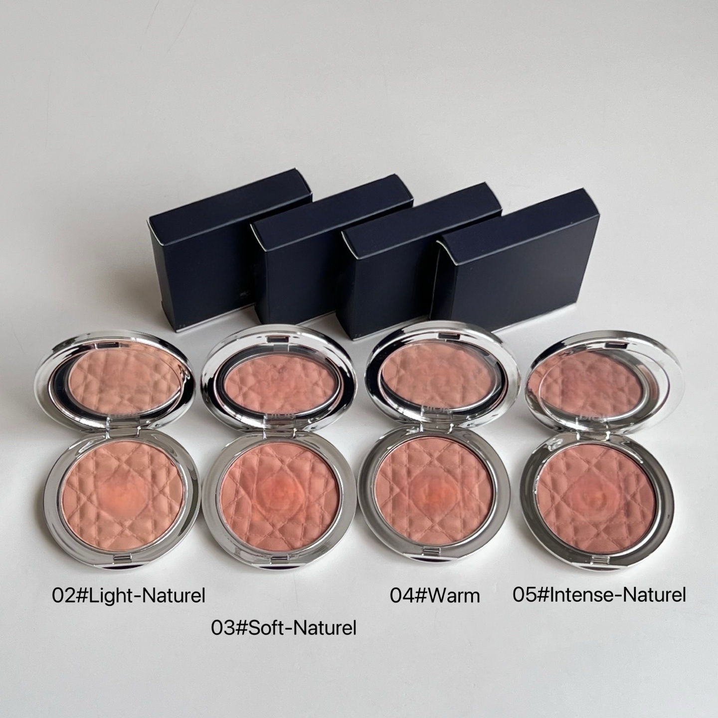 Designer Brand makeup Bronze leather powder compact 9g Beauty Nature Girl Luxury Make up Powder Top quality Cosmetics