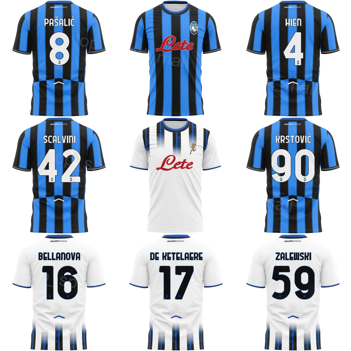 Club Atalanta Soccer Giorgio Scalvini Jersey 25 26 Mans Nicola Zalewski Nikola Krstovic Charles De Ketelaere Mario Pasalic Marco Carnesecchi Football Shirt Kits