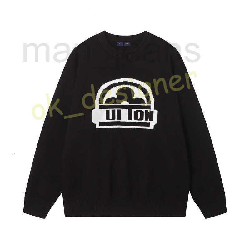 Men's Sweaters Designer Ceiling Original Label Pattern Jacquard Letter Long Sleeve Knitted Pullover Sweater for Men and Women DELY