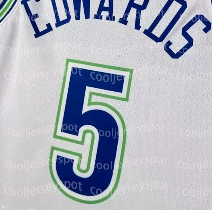 Anthony Edwards 2025-26 City Basketball Jersey Garnett Naz Reid Gobert Towns McDaniels Dillingham Shannon Jr. Beringer DiVincenzo