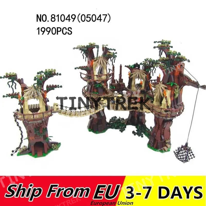 1990Pcs 81049 Ewoks Building Villages 10236 Blocks Set Model Kids Toy Bricks Kit180016 for Children Friends Birthday Gifts Z250528
