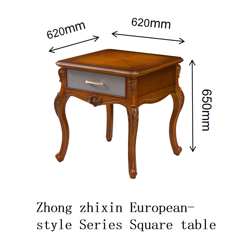 Zhong zhixin European-style Series The coffee table is made of solid wood and crafted with ingenuity by a Danish designer.