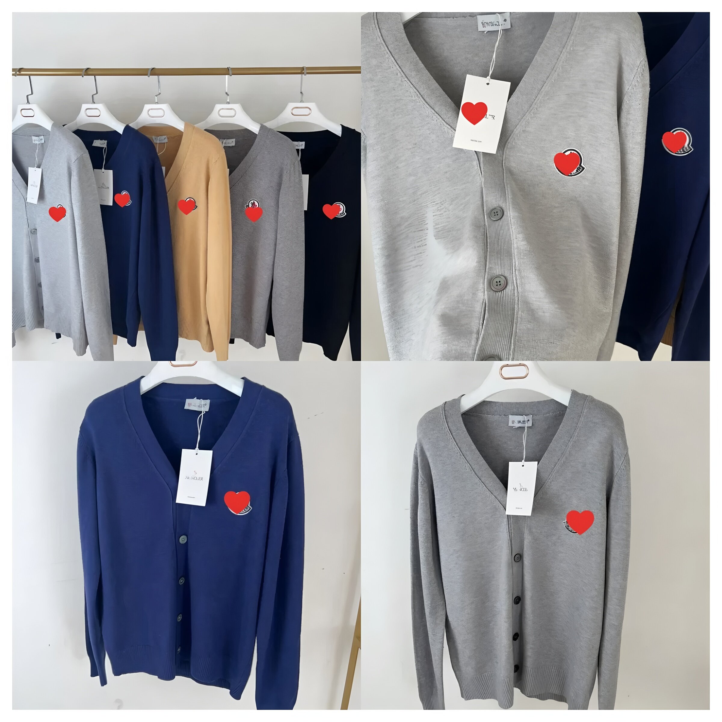 Men Cardigan Wool D… - image