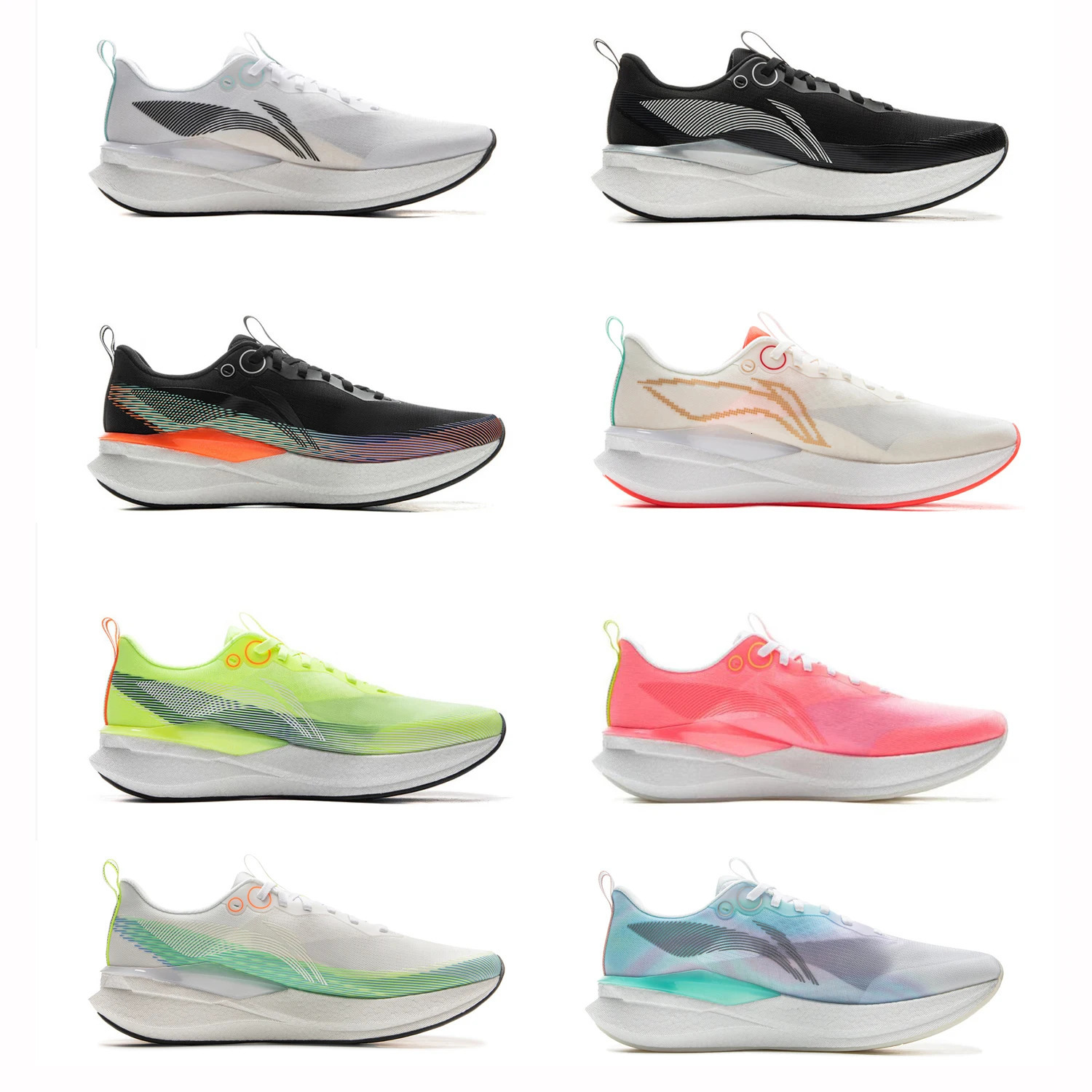 LiNing Men RED HARE 8 PRO Racing Running Shoes BOOM FIBER Cushion Stable Sport Shoes Light AntiSlip Wele Sneakers ARPV003 250929