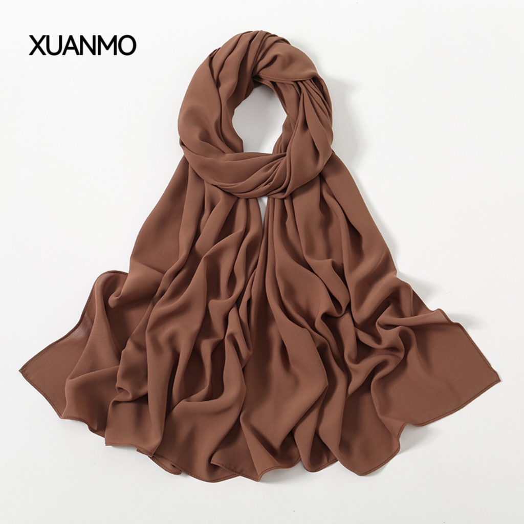 K1986 Minimalist solid color cashmere scarf for women, heavyweight thickening for autumn and winter, high-end wool neck scarf, warm and fashionable