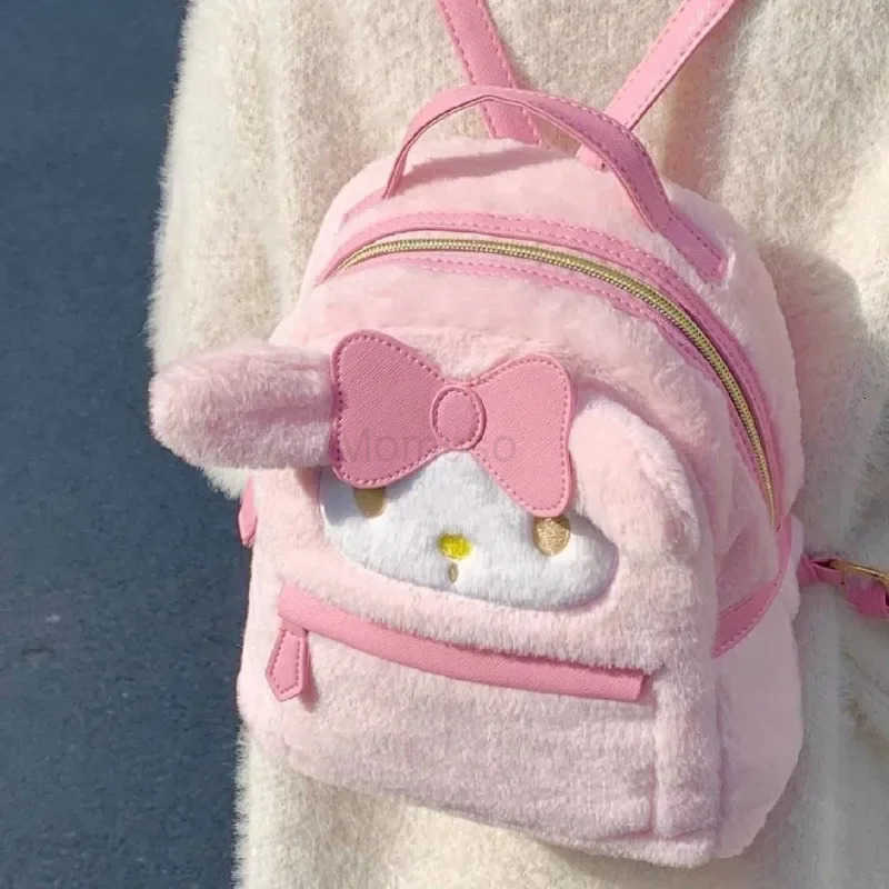 Sanrio Cinnamoroll My melody Japanese new style cute creative cartoon pattern large capacity lightweight portable plush backpack L250930