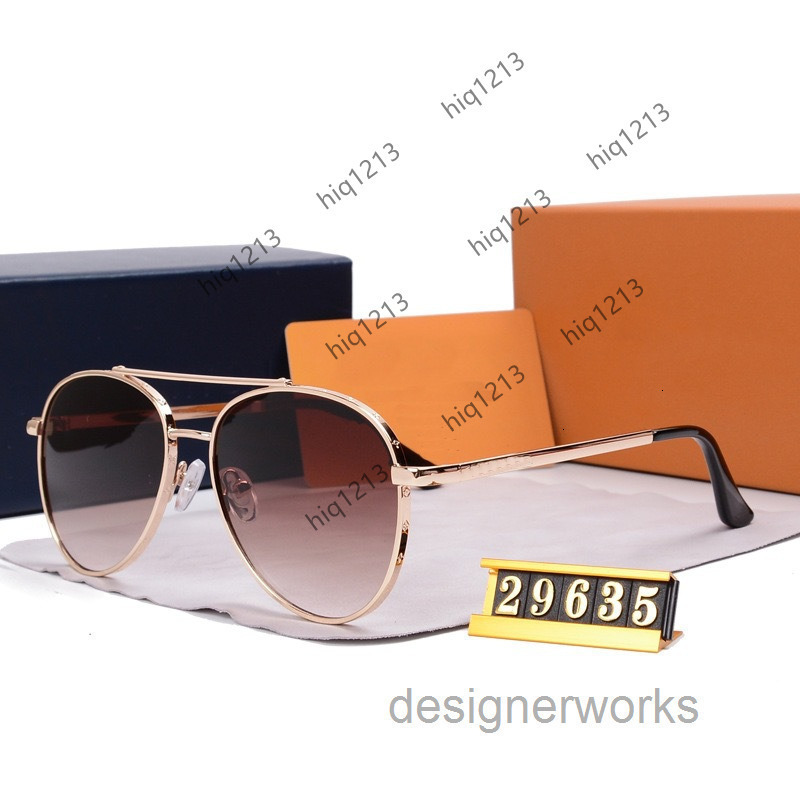 designer luxury Louievuitton louis vouitton lv louis vuittonn sunglasses men glasses for men women L Brand Metal Oval Fashion for Men Ins Internet Celebrity fo 44LR