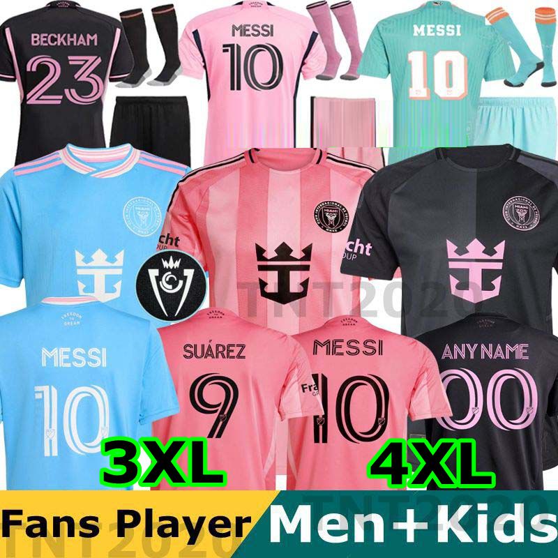 25 26 Inters MESSIS Soccer Jerseys Miamis SUAREZ Football Shirt 2024 2025 2026 HIGUAIN TRAPP PELLEGRINI Martinez FC CARRANZA PIREZ MORGAN men kids Kit Fans Player