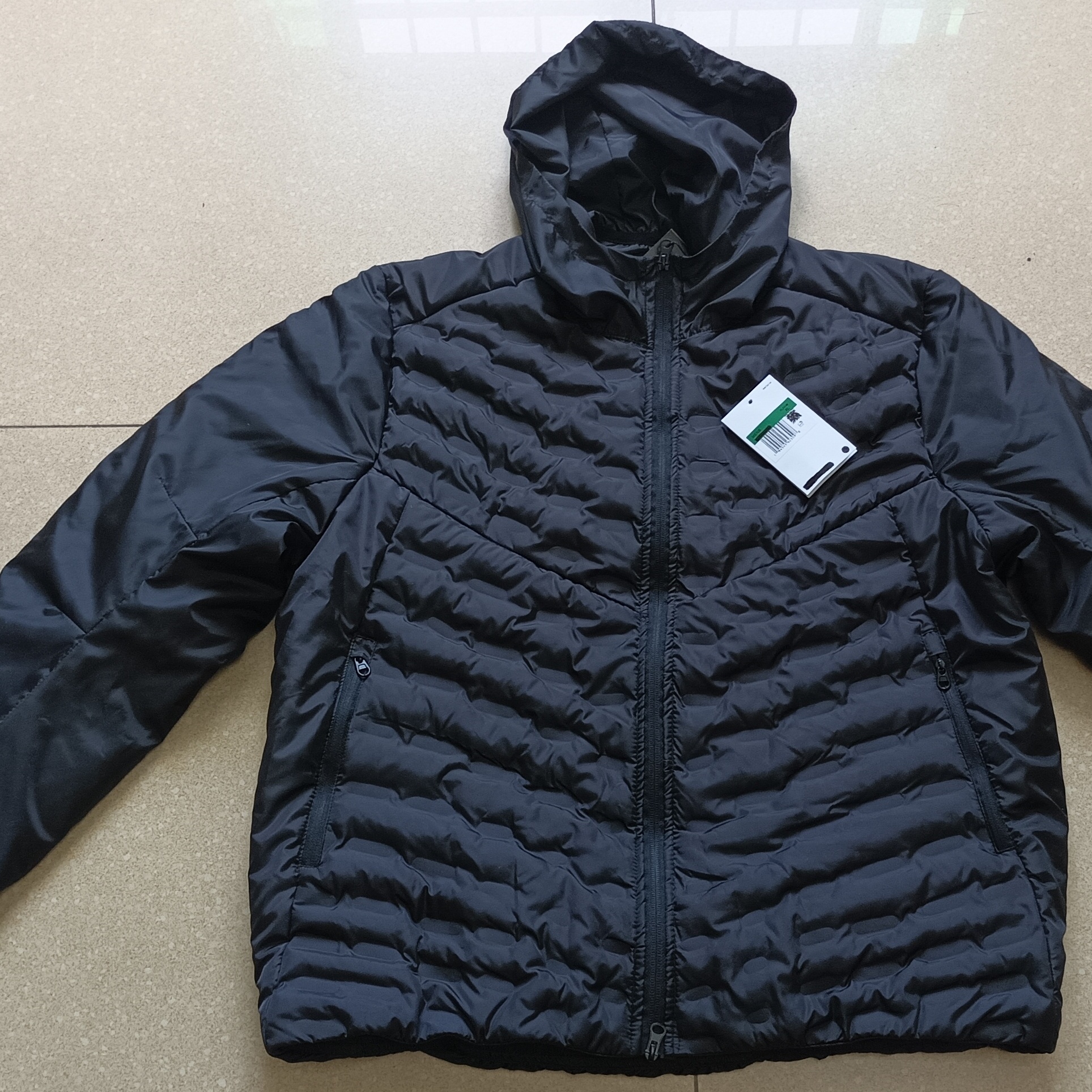 Mens sport jackets parkas running jogging vest warm outwear waterproof jacket hooded lightweight black training jacket winter sports gilet outdoor hiking ski coat