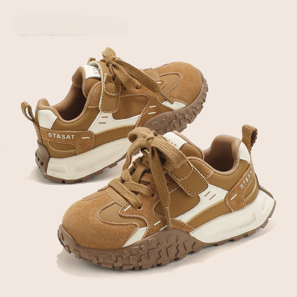 New autumn and winter versatile children's sports Designer shoes for hiking outdoor activities anti slip soft sole breathable unisex running desi