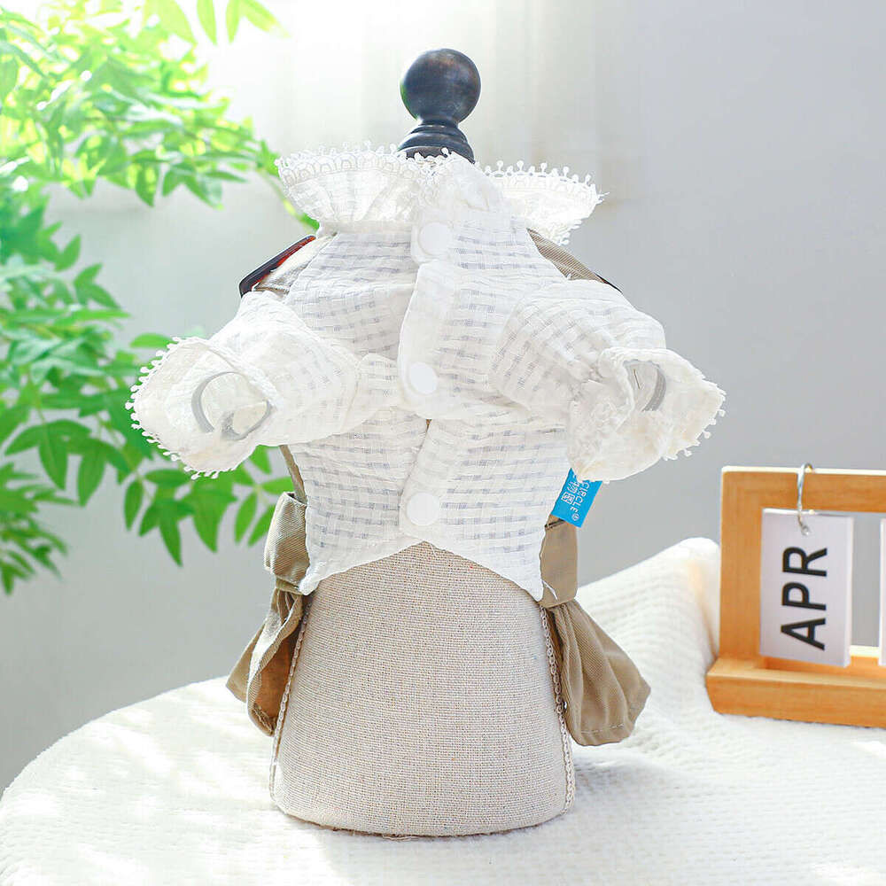 Spring And Autumn Pet Polyester Handsome Trench Coat Clothes Windproof Jacket Small Dog Clothing XS-XL