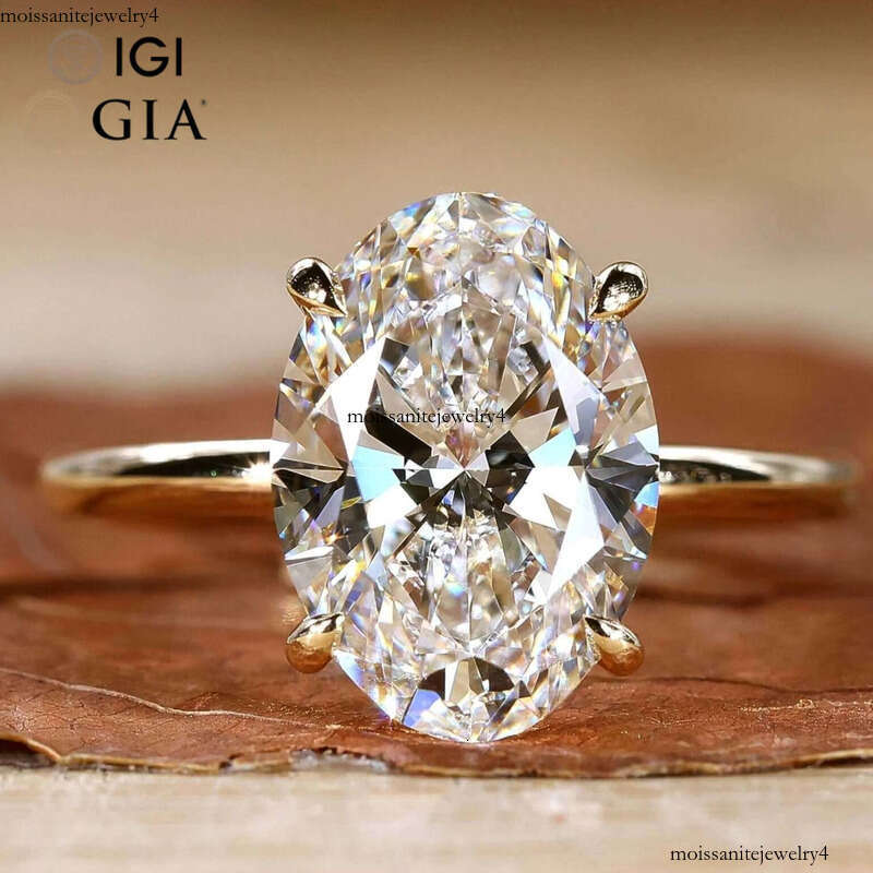 GIA IGI Certified Lab Grown Diamond Ring CVD HPHT 0.5ct to 5ct Men and Women Engagement Wedding 14k