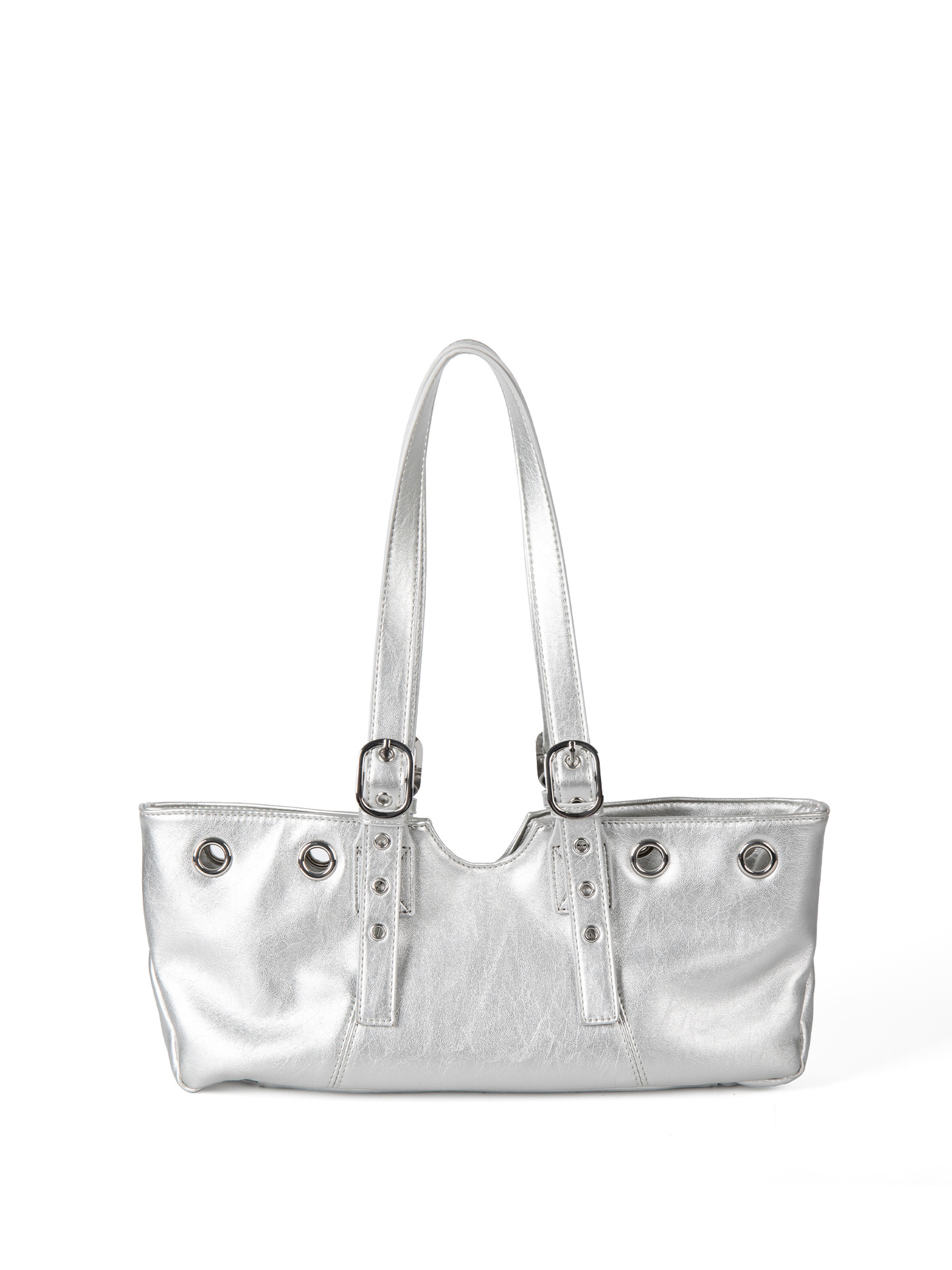 2025 New Korean-Style Niche Rivet Design Biker-Style Underarm For Women Casual Versatile Personalized Stylish Handbag And Shoulder Bag