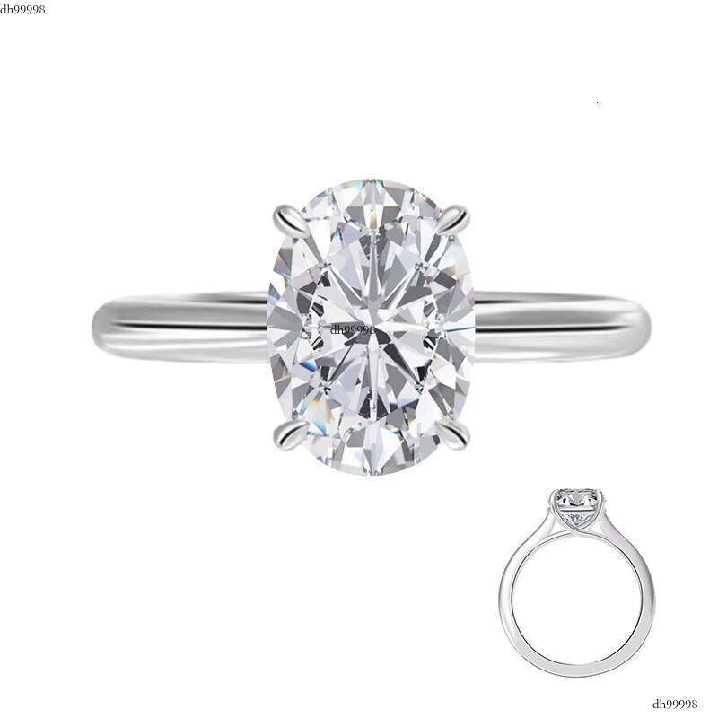 CVD HPHT 14k Gold Stone 1ct Oval DVVS Solitaire Costume Jewelry Lab Diamond Ring