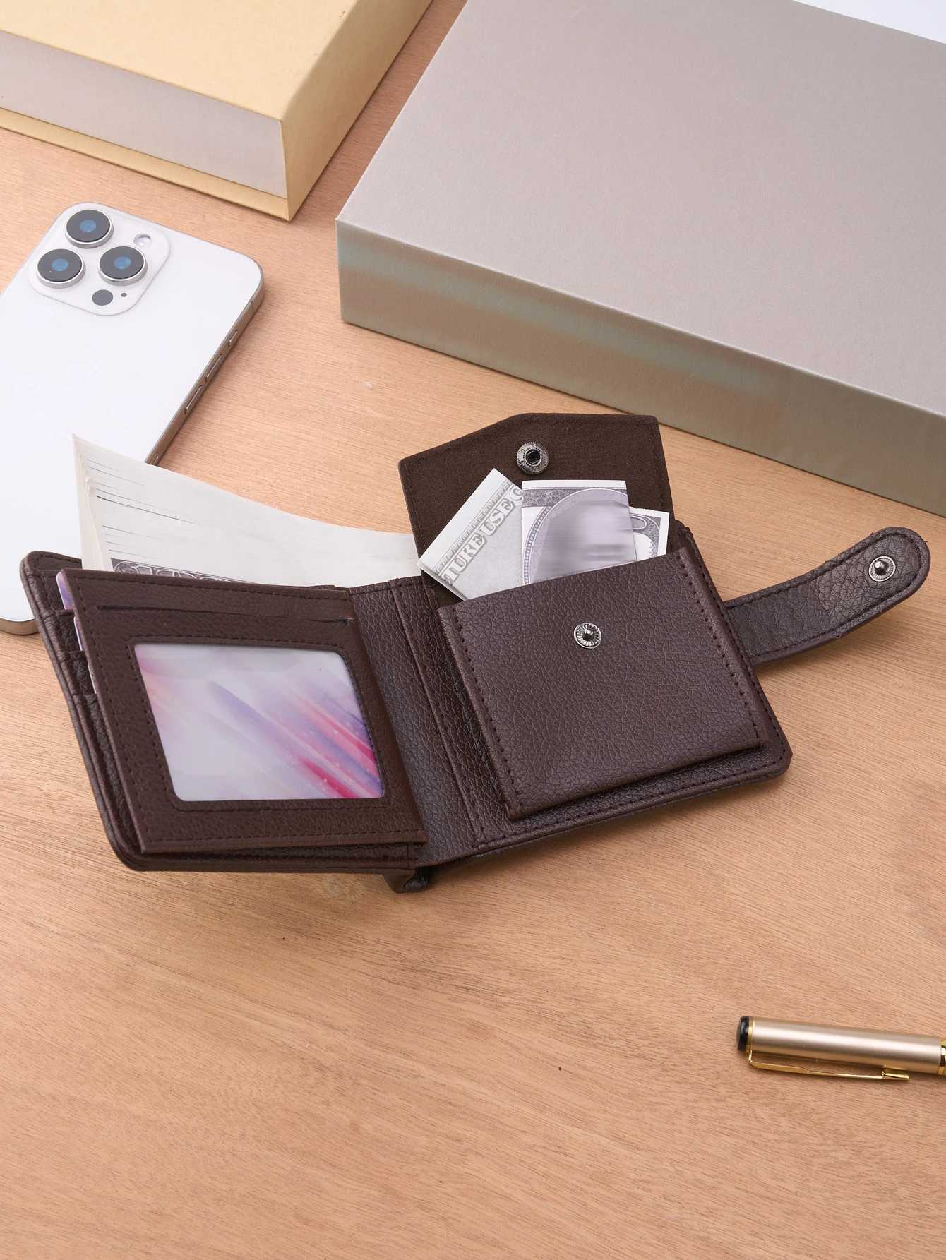 Men Wallets Leather Zipper Purse Man Slim Card Horders Quality Male Short Multicard Wallet Coin Pocket Purse H250929