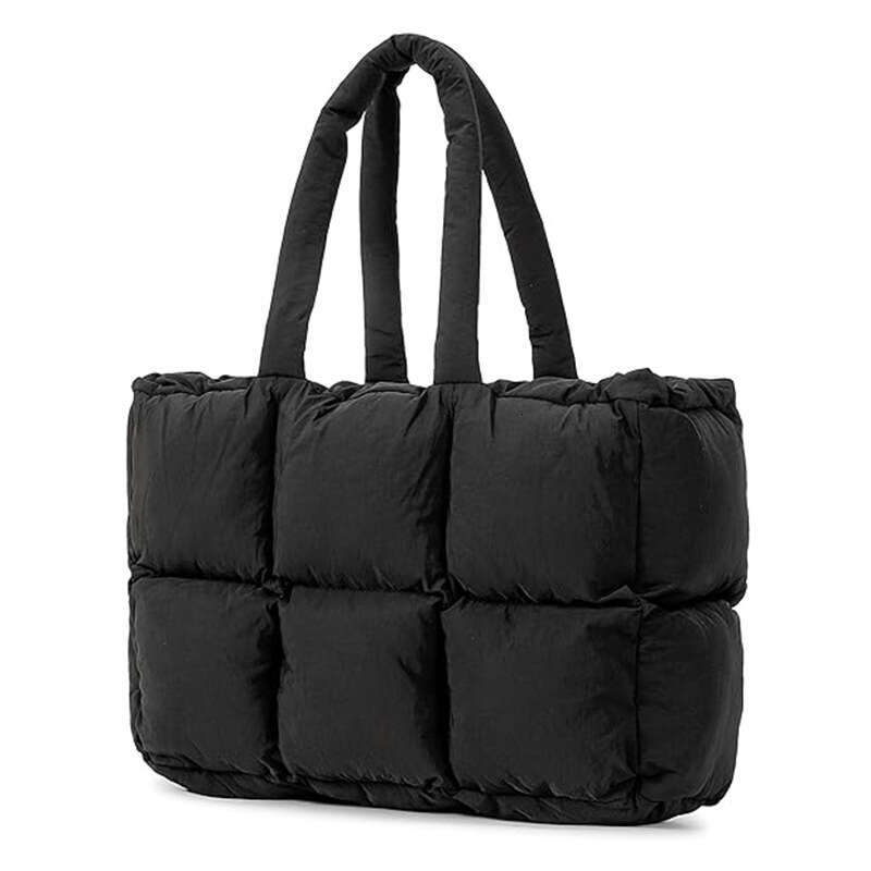 Hot Sale Quilted Puffy Handbag Shoulder Tote Bag Lightweight Purse for Work Travel Fitness