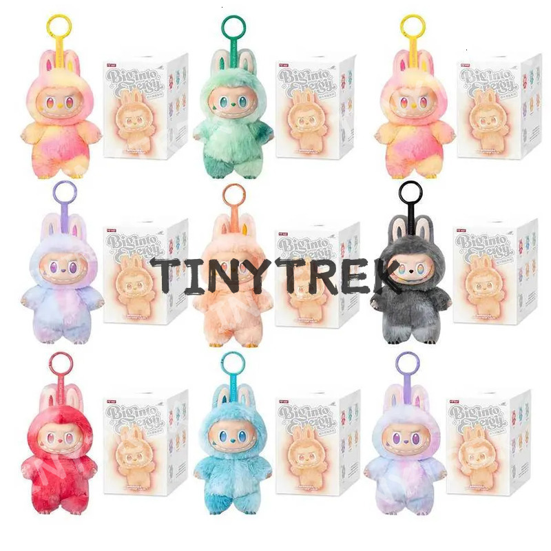 The Monsters Labubu Big Into Energy Series Anime aron Vinyl Face Figure PVC Model Keychain Kawaii Doll Kid GiftT250528