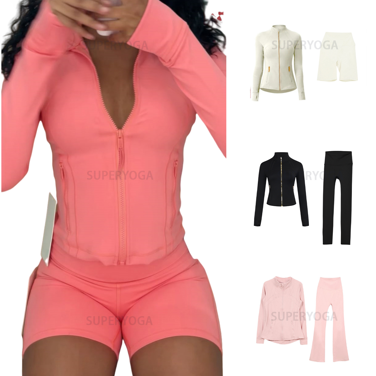 Yoga Jackets Impact Sports Set High Waist Shorts Workout Comfortable Fitness Clothes Suits Outfit Active Hot Sell jackets
