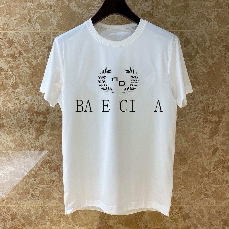 Casual Mens Letter Print Tee - Fashionable Neutral Color Shirt