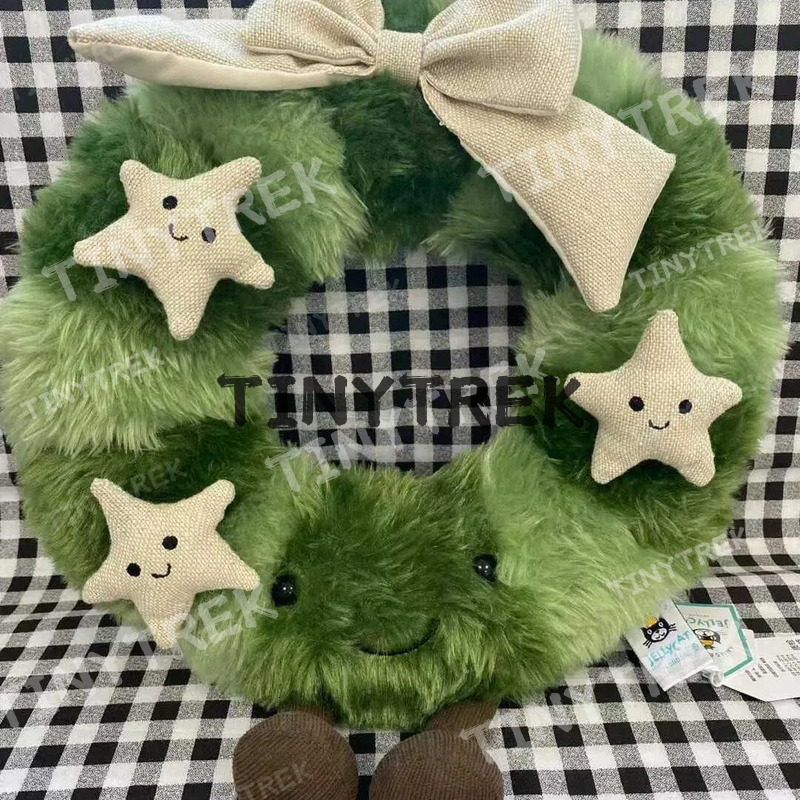 Dolls Fun Nordic Spruce Christmas Tree Plush Doll Cute Wreath Pendant New Gift