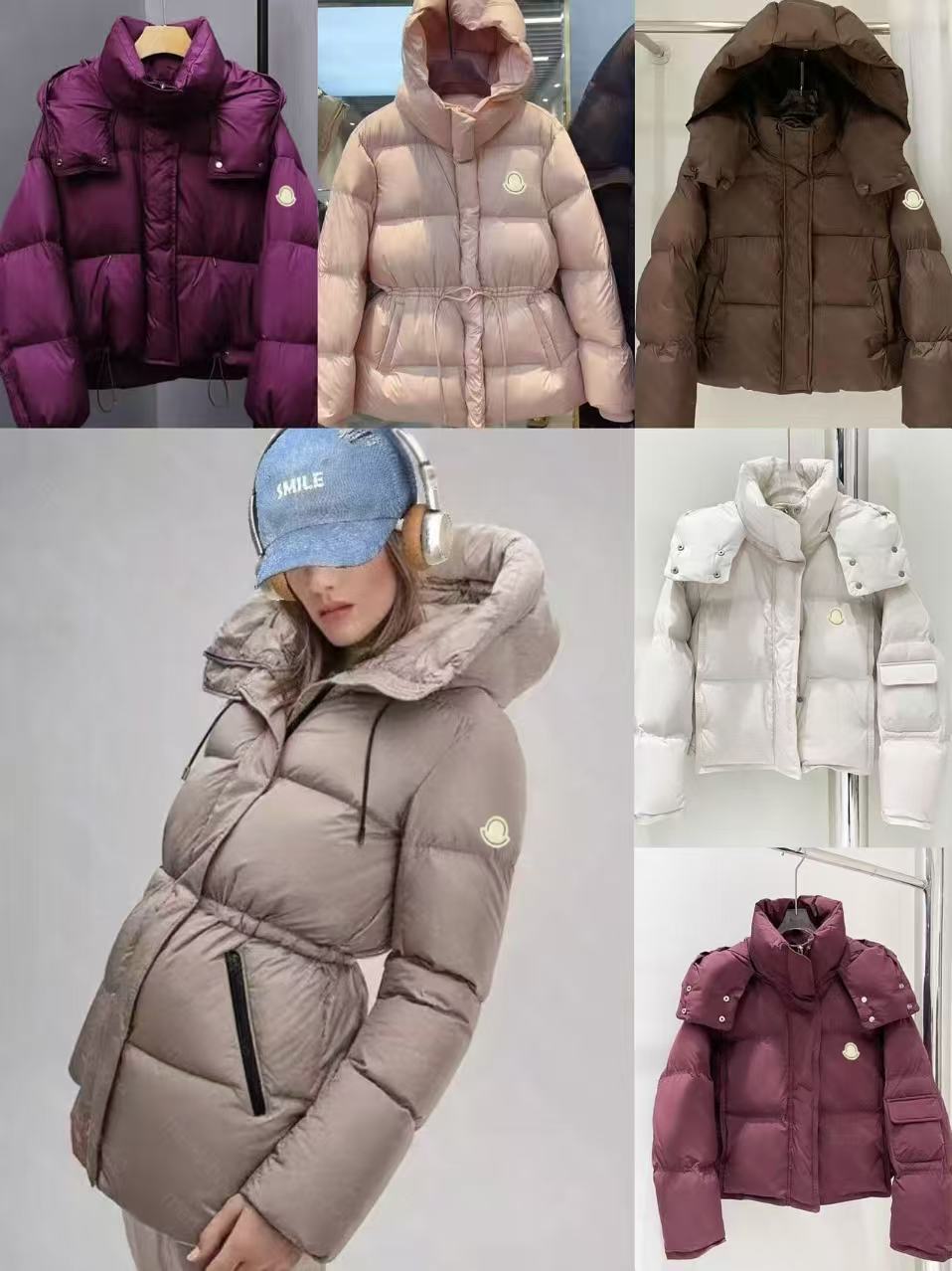 Winter women's down jacket, high-quality designer women's thick cotton jacket, classic letter hooded collar, warm and thick women's hooded sweatshirt