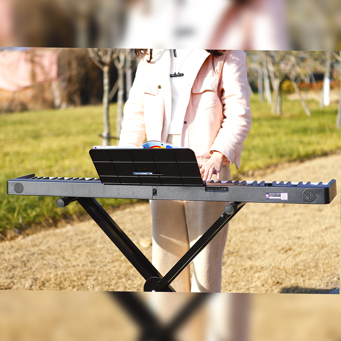 SLADE Affordable 88 Key Professional Electronic Upright Pianos Weighted Hammer Digital Portable Digital Electric Keyboard Piano Black