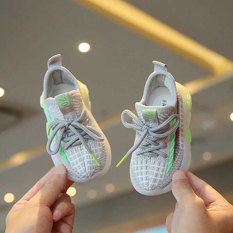 CHIldrenS Iightweight Casual Shoes Breathable Woven First Walkers Soles For Babies Boys Girls Non Slip Outdoor SportsJ250930
