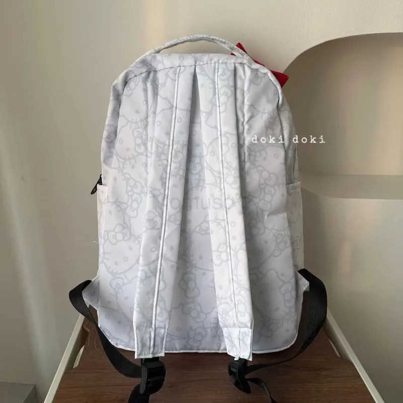 Sanrio Hello kitty cartoon backpack new animation cute student school bag outdoor travel storage large capacity backpack gift L250930