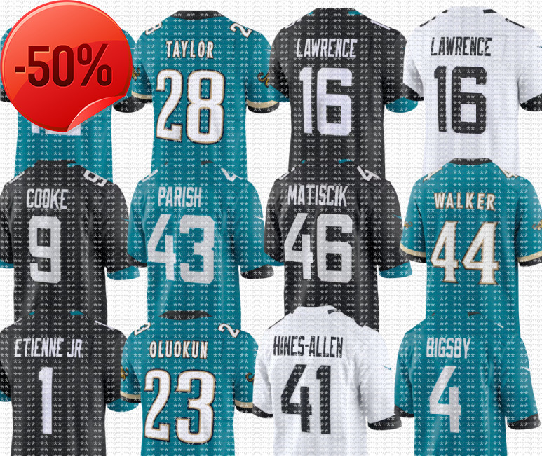 nfl Jaguars Jersey Devin Lloyd Brenton Strange Logan Cooke Ros Matiscik Antonio Johnson Montaric Brown Ventrell Miller Parker Washington Yasir Abdullah Football